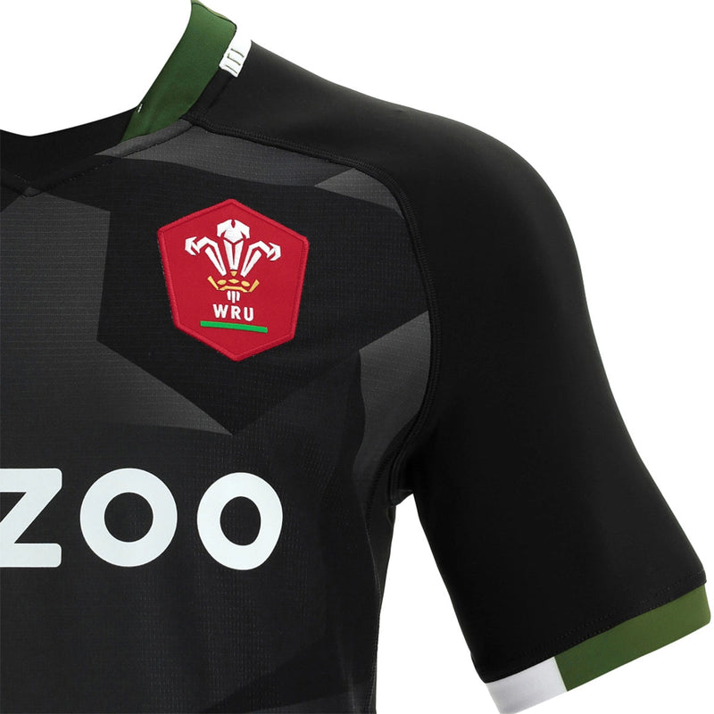 Wales Rugby Away Replica Junior Short Sleeve Shirt