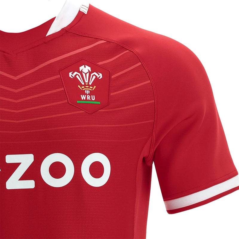 Wales Rugby Home Body Fit Short Sleeve Shirt
