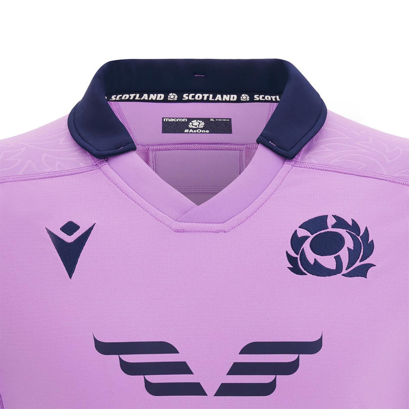 Scotland Rugby Away Pro Body Fit Short Sleeve Shirt