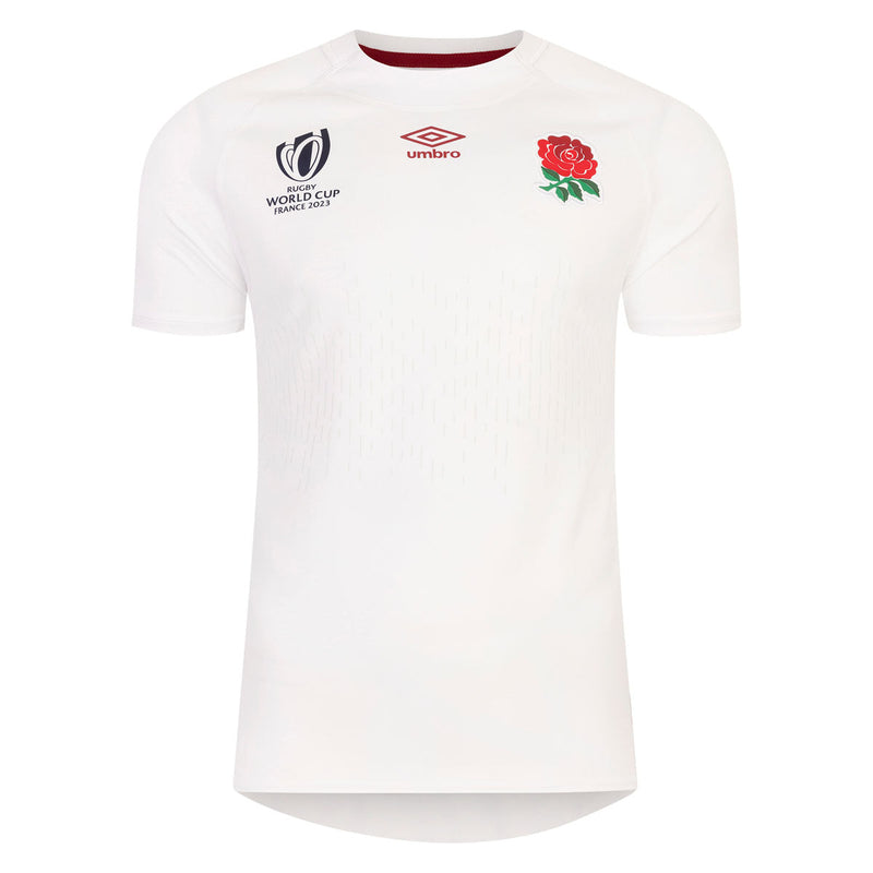 England World Cup Rugby Home Junior Short Sleeve Shirt - 2023