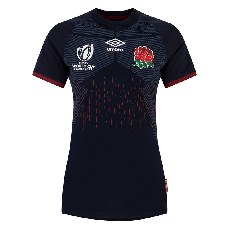England Rugby World Alternate Replica Womens Short Sleeve Shirt - 2023